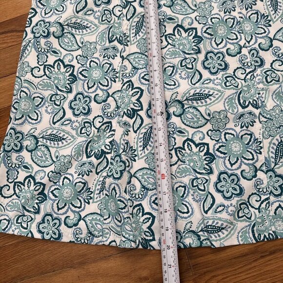 Rip Skirt Women's Green Floral Adjustable Wrap Mini Cover Up Size XL - Picture 5 of 5